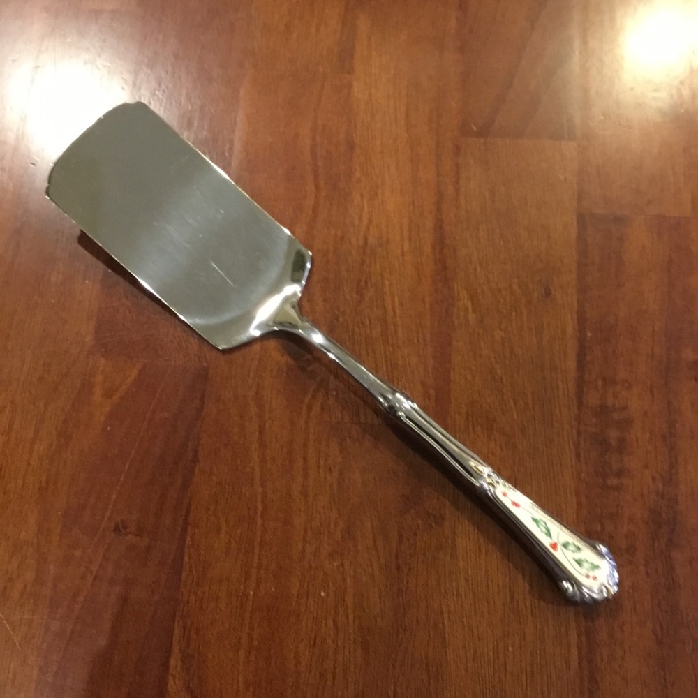 Lenox Holiday Silver Lasagna Server